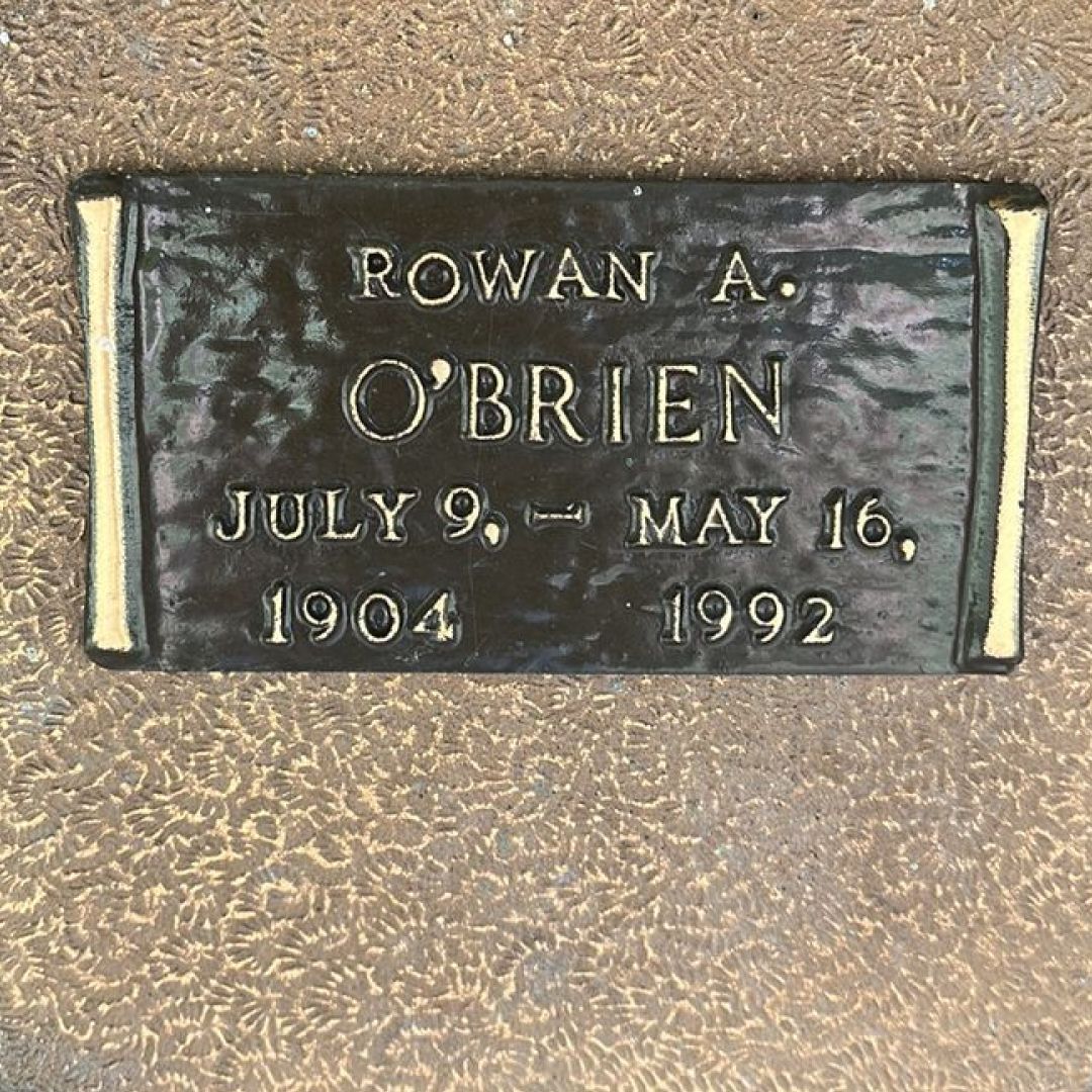 Rowan A. O'Brien's grave