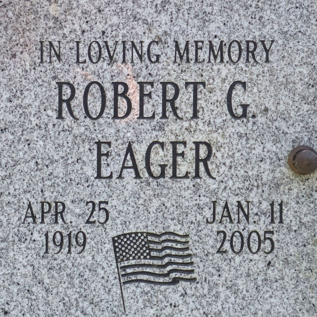 Robert George Eager's grave
