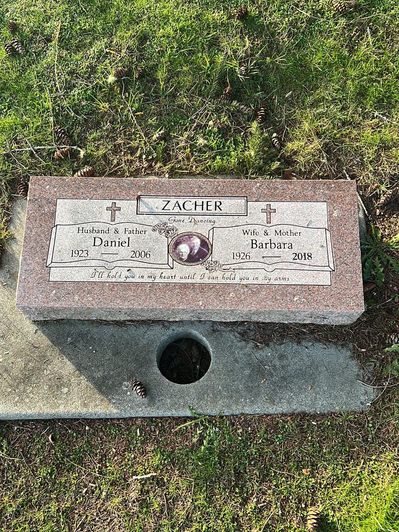 Daniel Max Zacher's grave. Photo 1