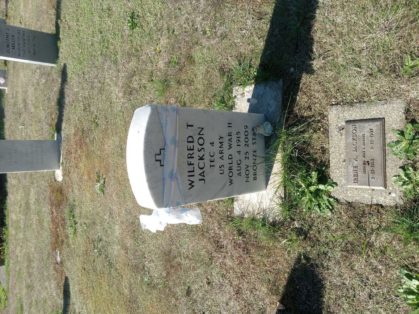 Wilfred Tillman Jackson's grave. Photo 1