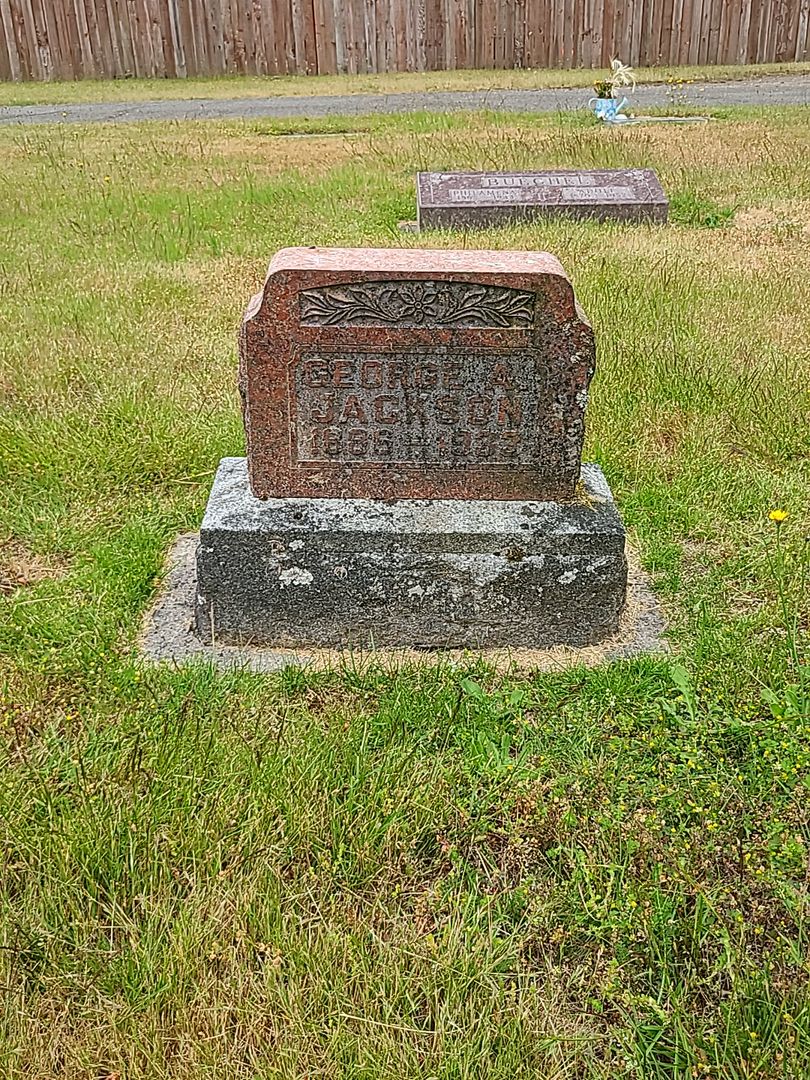 George A. Jackson's grave. Photo 1