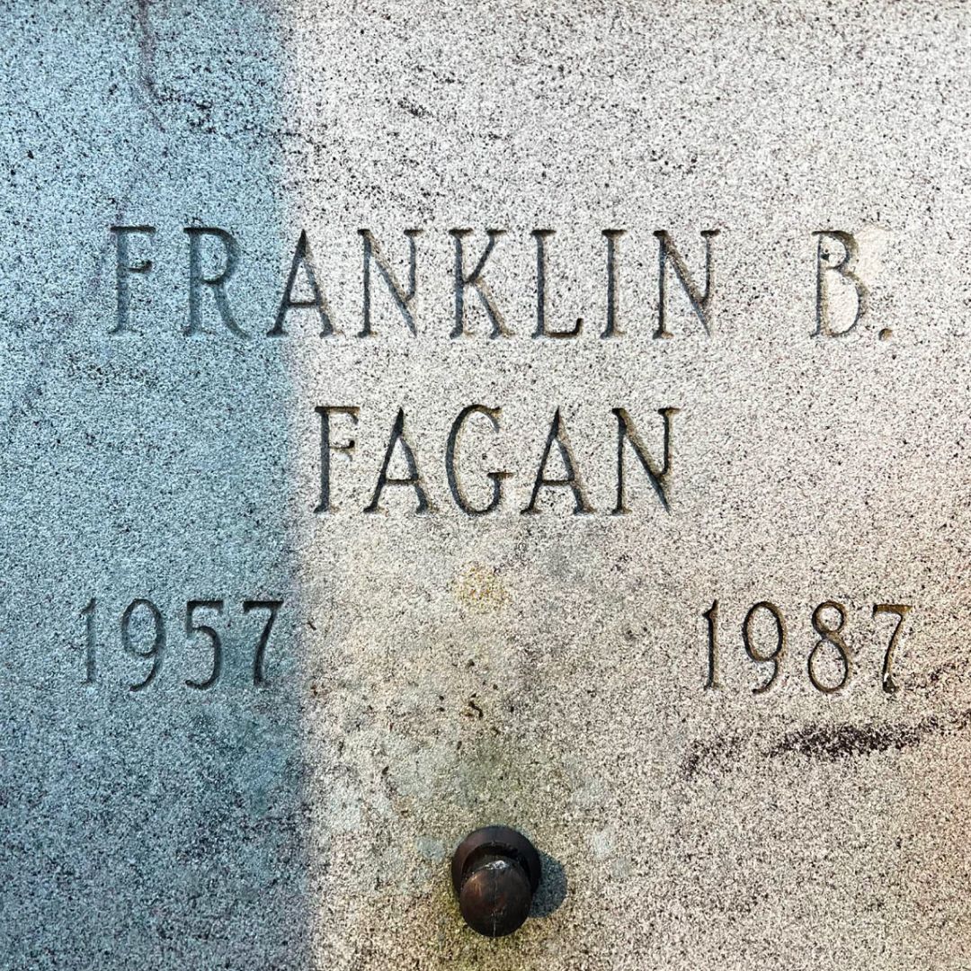 Franklin B. Fagan's grave